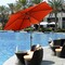 Costway 10 FT Patio Umbrella Patio Market Steel Tilt W/ Crank Outdoor Yard Garden